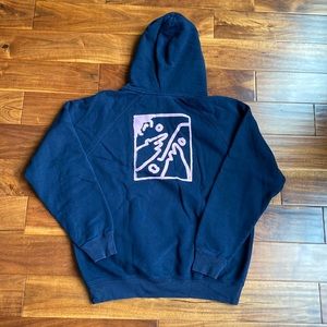 Polar hoodie navy blue